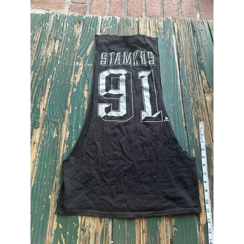 Tampa Bay Lightning Steven Stamkos 91 Muscle Tank Top Black Mens Small NHL